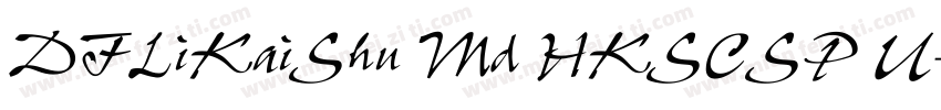 DFLiKaiShu Md HKSCSP U字体转换